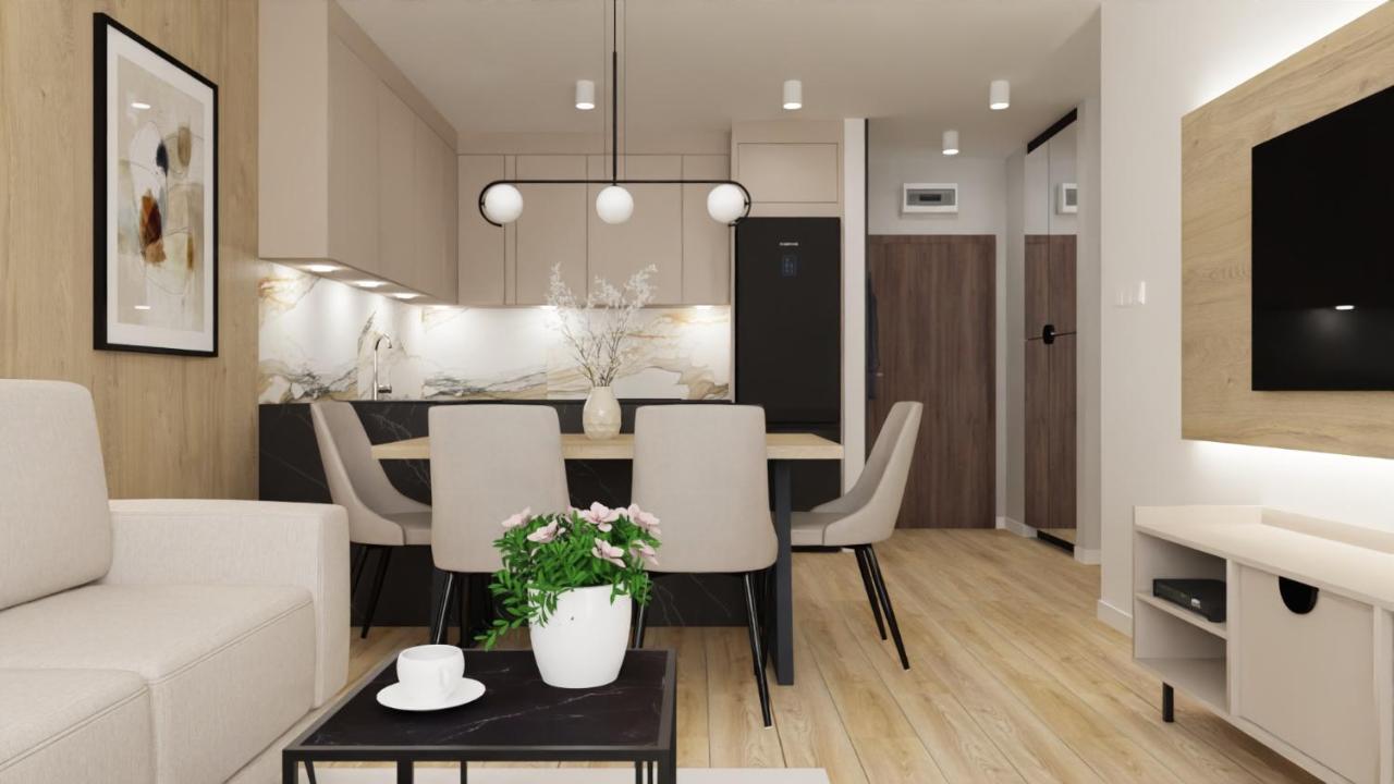 Apartament Mgla Zielona Góra Esterno foto